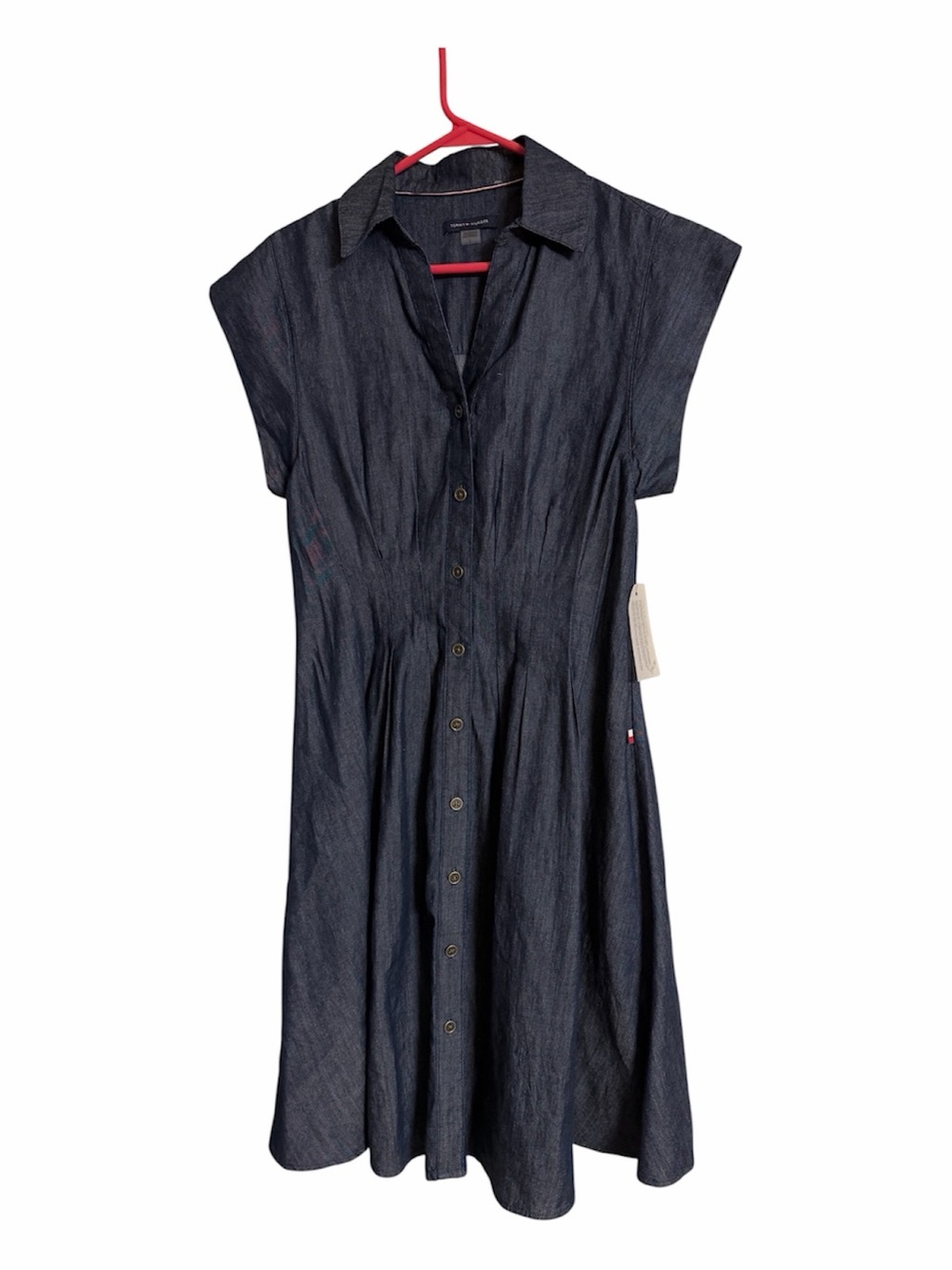 Tommy Hilfiger  Denim button up dress size 2, new with partial tags